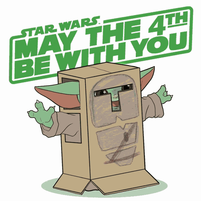 Baby Yoda May The Fourth GIF