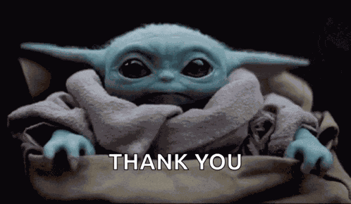 Baby Yoda Waving GIF
