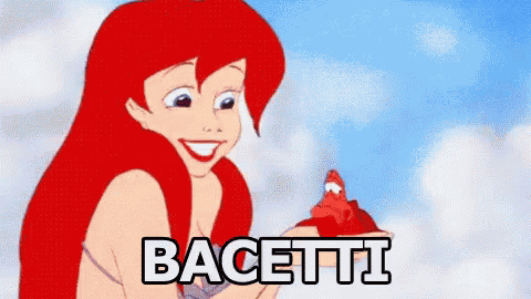 Bacetti Baci Bacio Salutarsi Ariel La Sirenetta GIF
