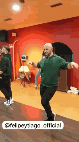 Bachata Two Men Dancing Together GIF
