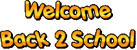 Back 2 School Welcome Back 2 School Sticker
