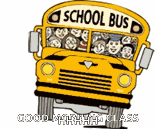 Back To School School Bus GIF