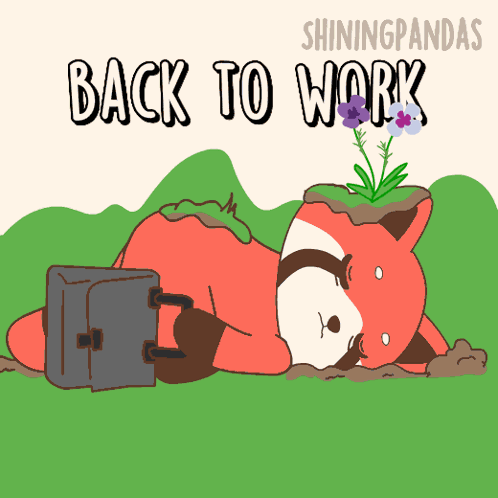 Back To Work Monday GIF
