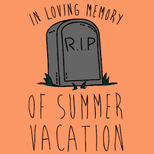 Back Toschool End Of Summer GIF