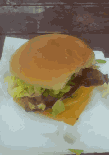 Bacon Cheeseburger Hamburger GIF