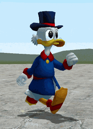 Bad Cgi Scrooge Scrooge Mcduck GIF