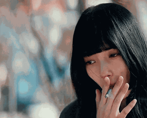 Bae Suzy Smoking GIF