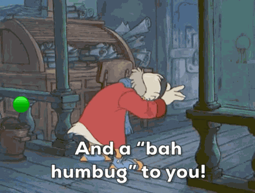 Bah Humbug Christmas GIF
