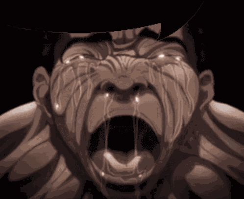 Baki Crying GIF