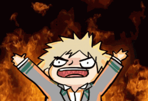 Bakugou Bnha GIF