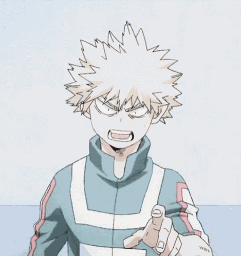 Bakugou Katsuki Confusion GIF