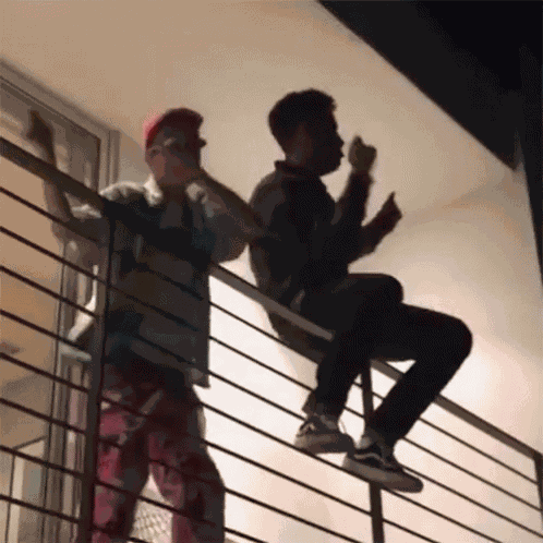 Balcony Dancing GIF