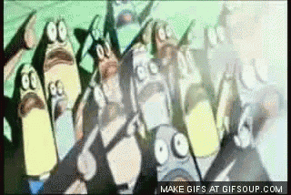 Bald Spongebob GIF