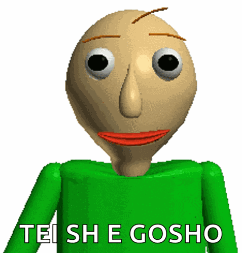Baldi Angry GIF