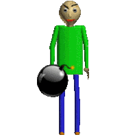 Baldi Bomb Sticker