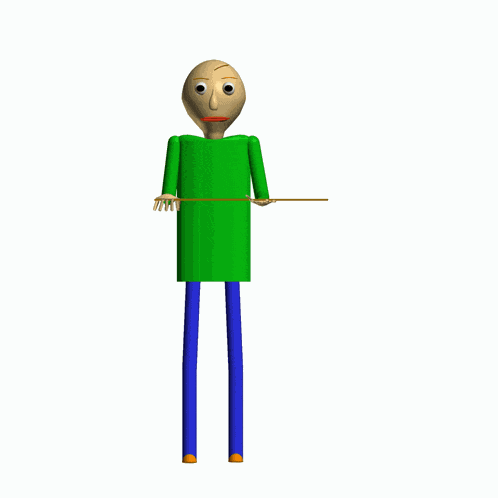 Baldi Slap Ruler Hd GIF
