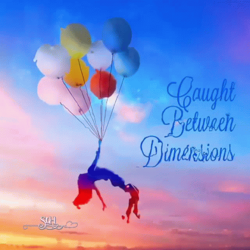 Balloon Caught Between Dimensions GIF