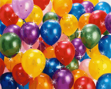 Balloons Celebrate GIF
