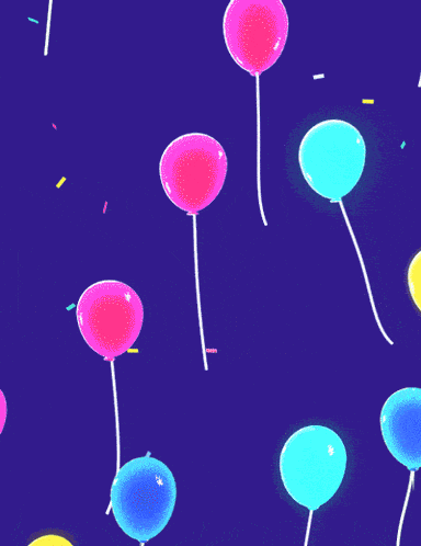 Balloons Celebration GIF