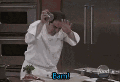 Bam! - Emeril Lagasse GIF