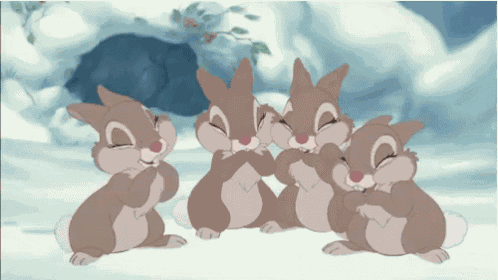 Bambi Rabbits GIF