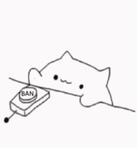 Ban Bongo Cat GIF