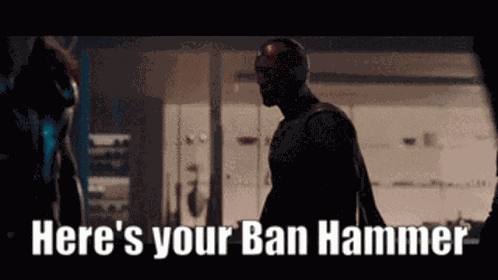 Ban Hammer Ready Ban Hammer GIF