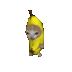 Banana Cat Run Sticker