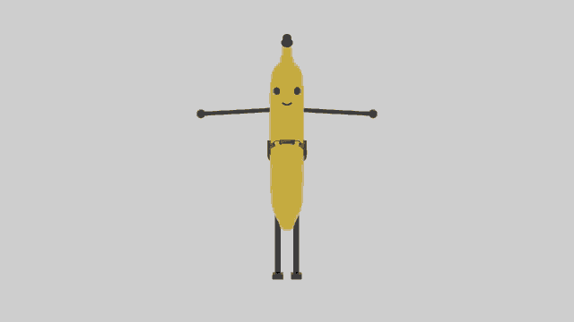 Banana Man Zoom In GIF