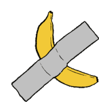 Banana Tape Sticker