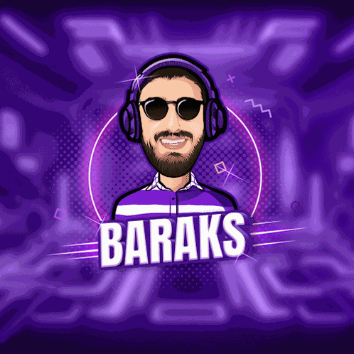 Baraks Logo Gaming Logo GIF