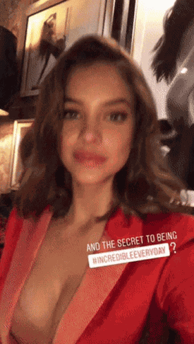Barbara Palvin Smile GIF