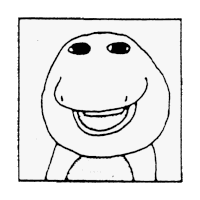 Barney Barney The Dinosaur Sticker