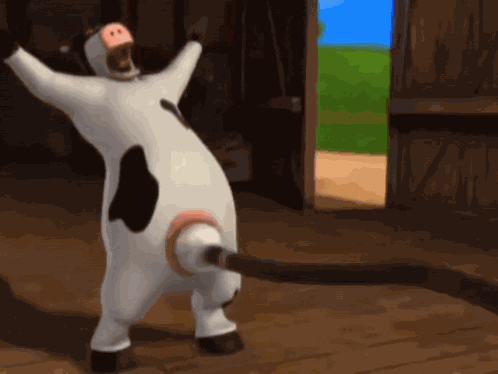 Barnyard Cow GIF