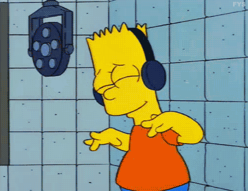 Bart Simpson Workin GIF