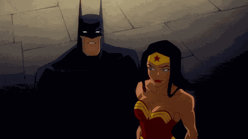 Batman And Wonder Woman Gif GIF
