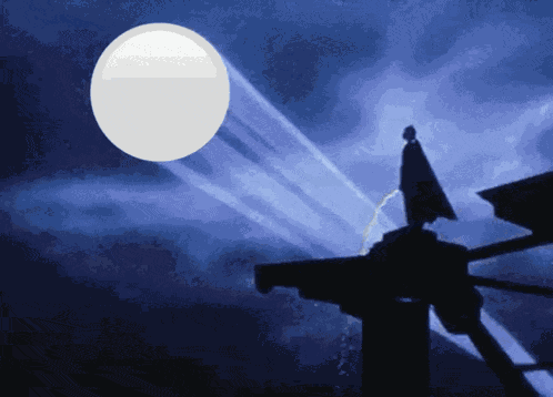 Batman Bat Signal GIF