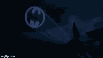 Batman Batsignal GIF
