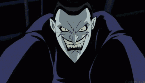 Batman Beyond Joker - Evil Laugh GIF