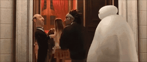 Baymax Fist Bump GIF