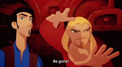 Be Gone Disappear GIF