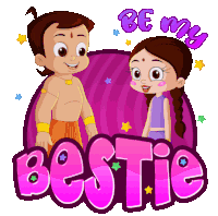 Be My Bestie Chutki Sticker