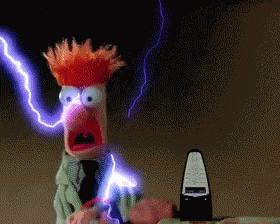 Beaker Electrocuted GIF