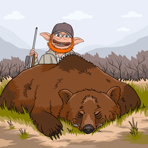 Bear Bear Hunter GIF