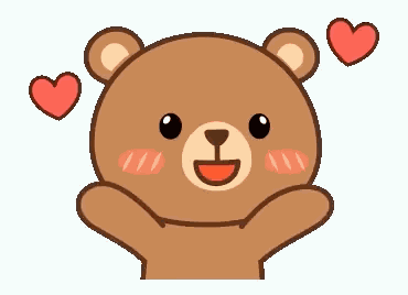 Bear Blowakiss GIF