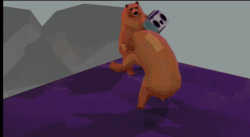 Bear Dance Chillin GIF