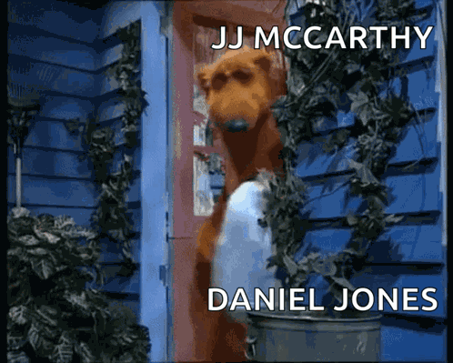 Bear In The Big Blue House Taking Out The Trash GIF