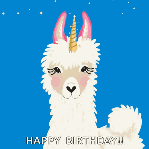 Beautiful Llama GIF
