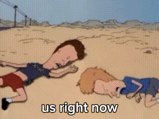 Beavis And Butthead Desert GIF