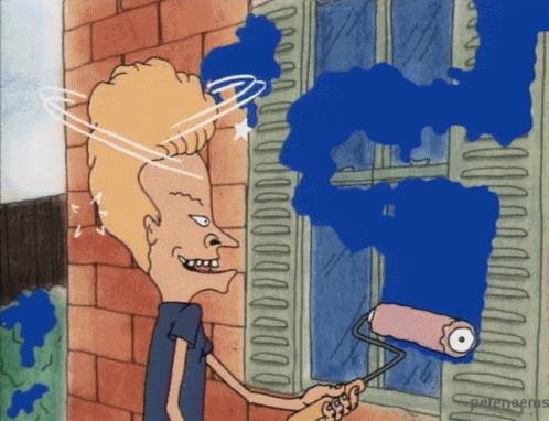 Beavis Painting Contemporary Art GIF